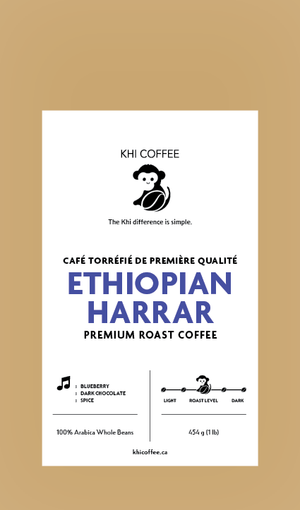Ethiopian Harrar Single Origin Whole Beans