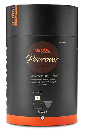 ASOBU Black Insulated Pour Over Coffee Maker