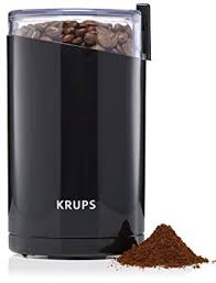 KRUPS Electric Spice and Coffee Grinder with Stainless Steel Blades, Black